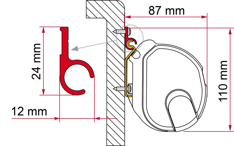 Fiamma Rail 400cm