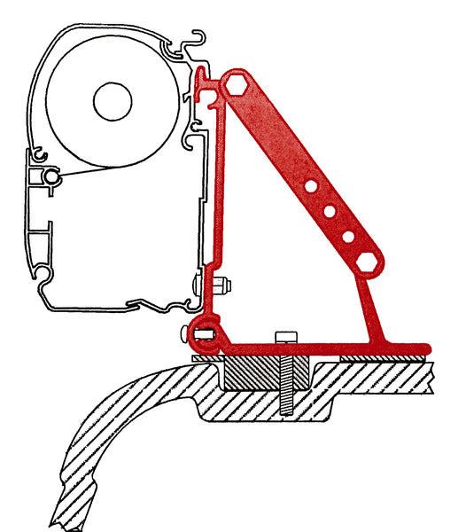 Fiamma Markisen-Adapter für VW T5/T6
