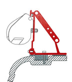 Fiamma Adapter für F45 an VW T5 mit Flachdach