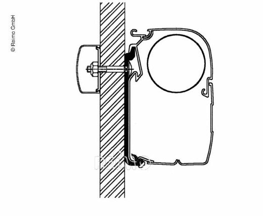 Thule Universal Omnistor Flachadapter-Set für Markisen der Serie 5