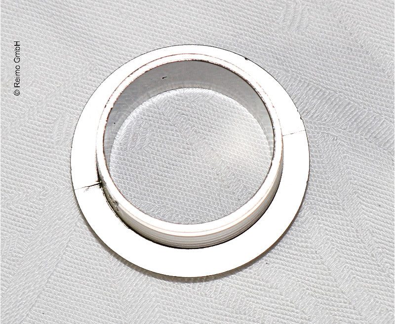 Rosette Silber - Push Lock fü 15 mm Plattenstärke