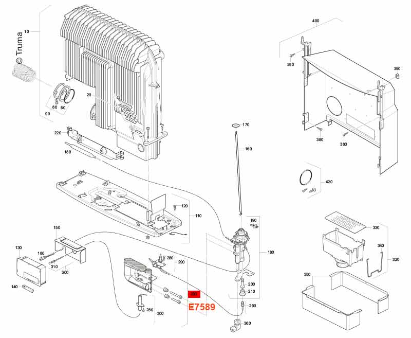 Brennerset Trumatic S 3002/S 3004 30mbar