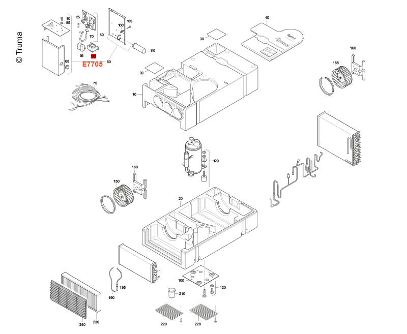 Trafo für Gebläsemotor