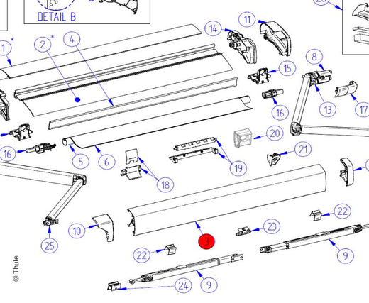 Thule Frontblende Omn.6200 3,75