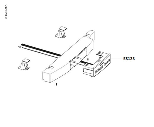 Bedienfeld mit Temperaturfühler RM8401