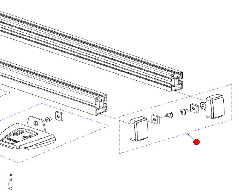 Base Rail Covers left/right