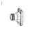 Tankdeckel komplett f.Dometic Saneo Toilette