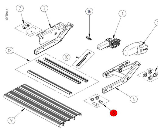 Thule Rep.Kit Riv.Thule St.V10