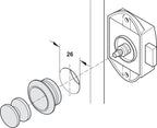Häfele Push-Lock 25 mm