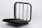 Carbest RW-Trailer Pferdeanhänger Fenster mit Gitter und abschließbar, 565x515