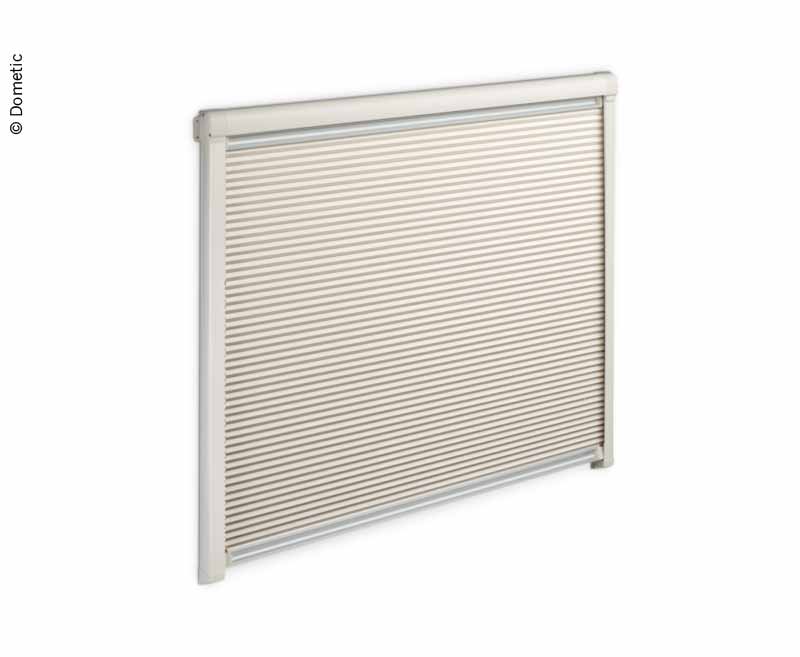 Dometic Kassettenrollo weiß 1700 x 845 mm, Softrollo mit einer Laufschiene