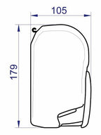 Thule Wandmarkise 8000 Länge: 4,0m Gehäuse cremeweiß