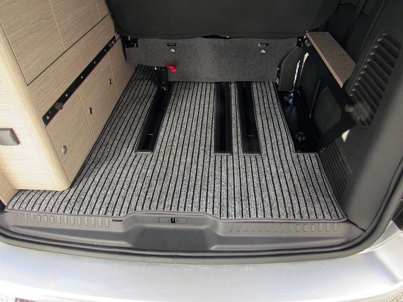 Carbest Fußmatte / Teppich Kofferraum ohne Schienen für Citroen Campster - Grau