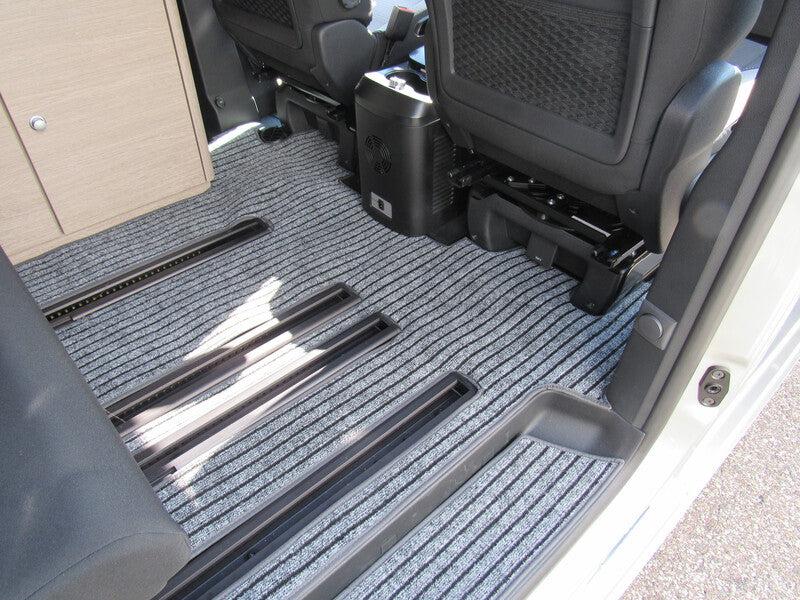 Carbest Fußmatte / Teppich Kofferraum mit Schienen für Citroen Campster - Anthrazit