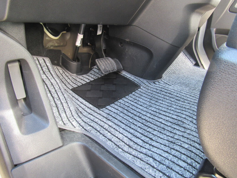 Carbest Fußmatte / Teppich Wohnraum Einstieg mit Schienen für Citroen Campster - Anthrazit
