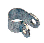 Gasrohrschelle Metall mit Gummieinlage 5St