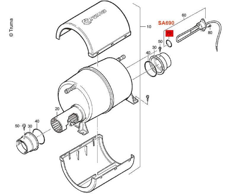 O-Ring 32x2,5 für Truma Therme