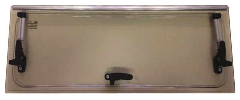 NRF Fensterscheibe Bronze+Scharn+Griffe 718x332, passt f.S4 Domet 750x400