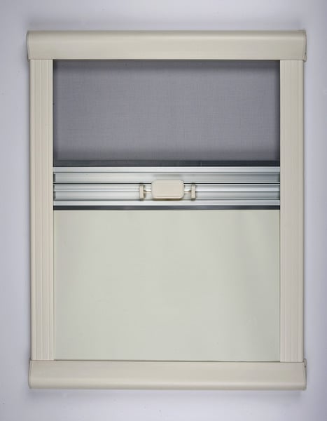 NRF Verdunke ungssystem inkl.Moskitonetz 1300x650, creme weiß, Kunststoff