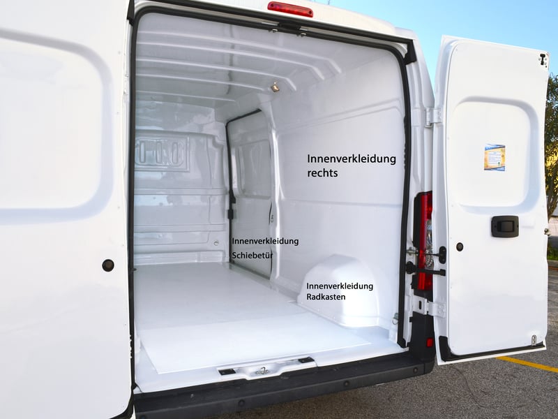CARFI Fiat Ducato L2H1 Seitenverkleidung rechts, Kunststoff weiß