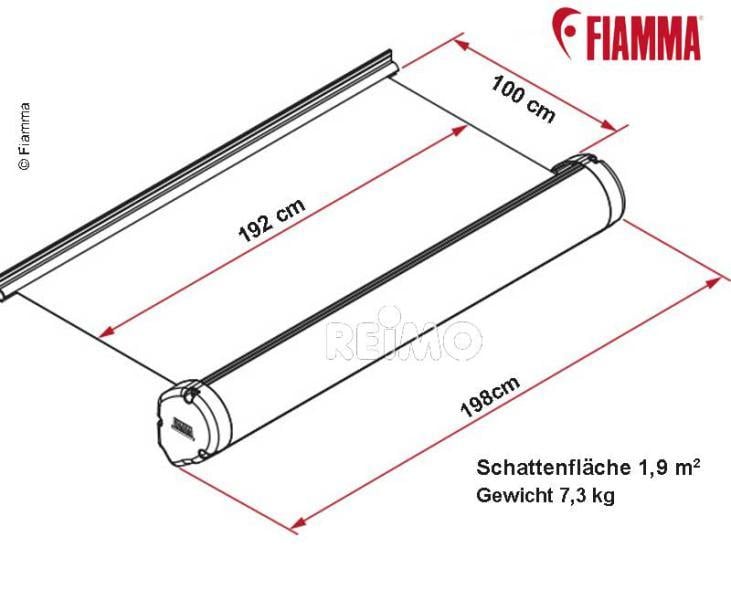 Fiamma Spezialmarkise SlideOut 280 - Die Markise für mobile Fahrzeugwände