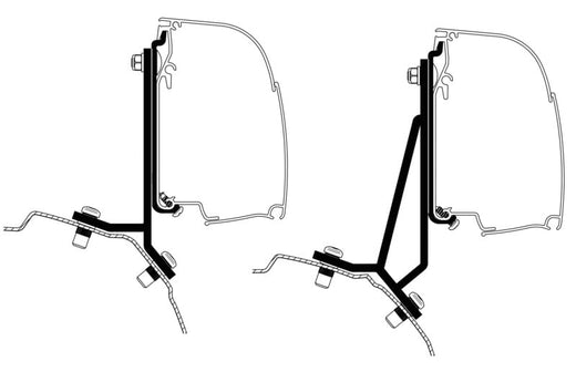 Thule Adapter Omnistor 4200 für Ford Transit/Tourneo Custom, LHD