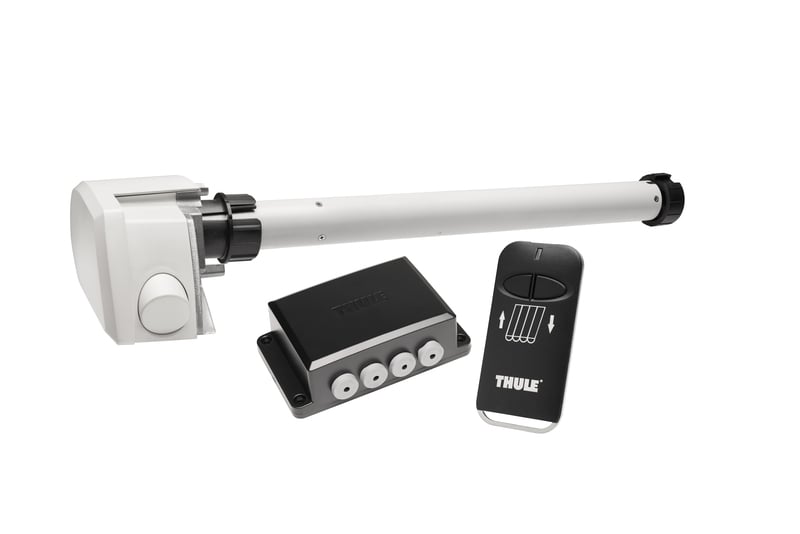 Thule Omnistor Dachmarkise 9200 6m Motor 230V Mystic grau Geh.Creme