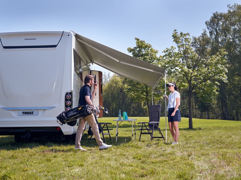 Thule Dachmarkise 9200 Länge: 4,0m Gehäuse weiß