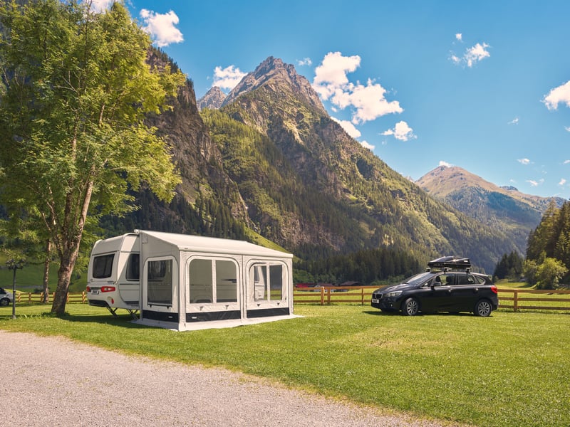 Thule Safari Panorama L 450cm Schwarz/Silber, Höhe 245-259cm für 8000