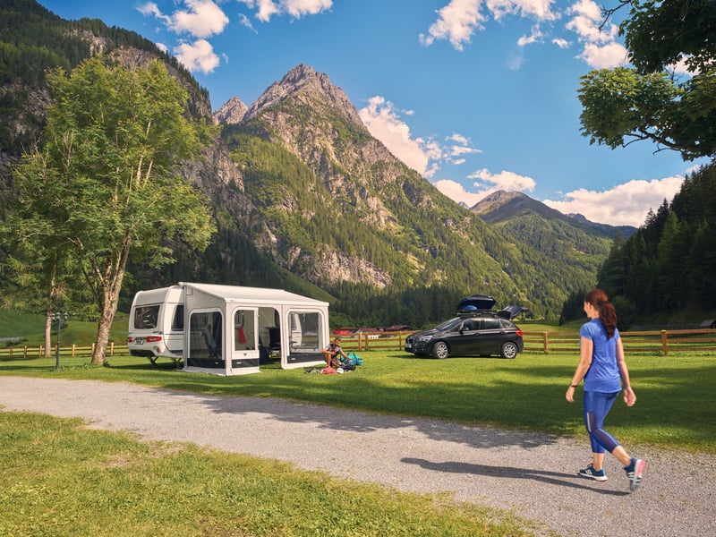 Thule Safari Panorama L 450cm Schwarz/Silber, Höhe 245-259cm für 8000