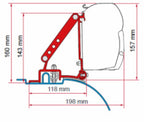 Adapter F45i/F45iL/ F50/F55 Vito