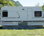 Reisemobilschutz, Windblende, Schutzplane, Bodenschürze