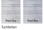 Fiamma Dachmarkise F80L 5,5m Royal Blue, Gehäuse weiß, Auszug 275cm
