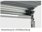 Fiamma Dachmarkise F80L 5,5m Royal Blue, Gehäuse weiß, Auszug 275cm