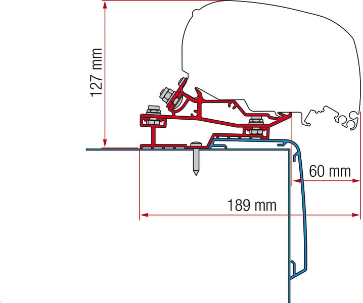 Fiamma F80 Adapter Rapido C Line 340cm