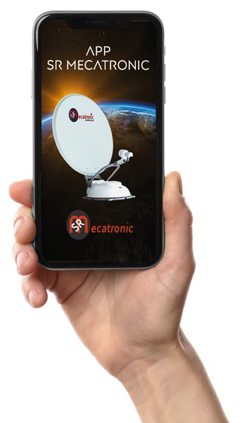 SRMEC Sat-Anlage ASR 900 Skew,90cm mit Bluetooth,Single LNB, Prestige