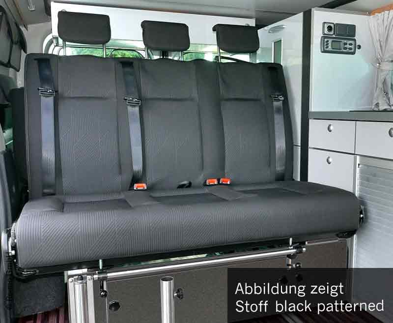 Reimo Schlafbank V3000 Gr.8 Renault Traf.Vivaro,Talento 3-sitzig,Classic,2 fbg.Wärmet