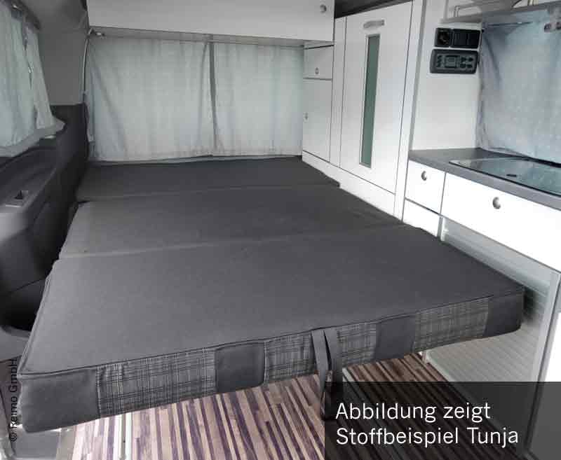 Reimo Schlafsitzbank Merc. Vito LR 2015 V3000 Gr.14 3-sitzig, Polster Tunja 2fbg.