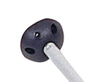 Einzeltischbein 700mm grau