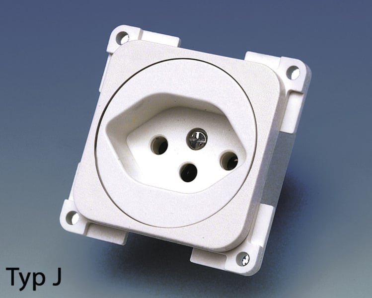 INPRO Einbausteckdose 230V - Braun