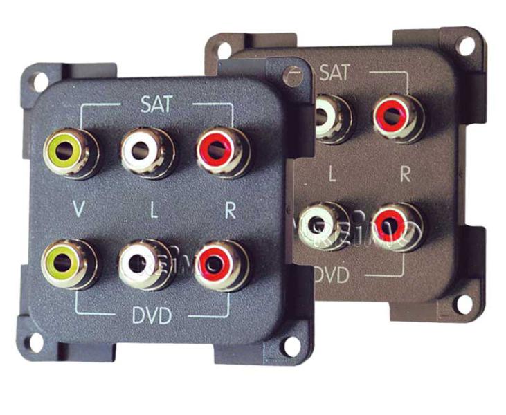 CBE Chinch AV- & Audiomodul braun