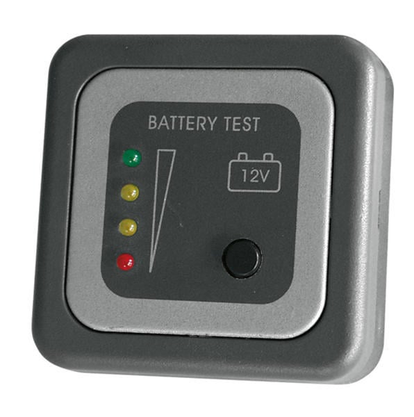 CBE Batterie-Testpanel zum Anschluß einer 12V-Batterie. MTB/G (Schiefer)