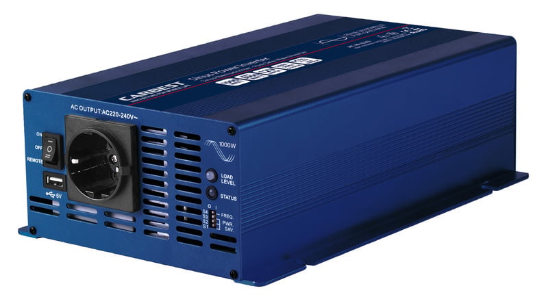 Carbest PS1500U - Wechselrichter 12 Volt Sinus 1500 Watt