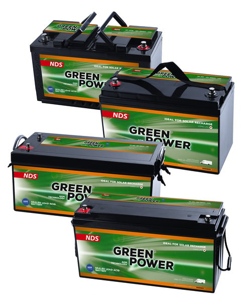 NDS Solar Batterie / Wohnraum AGM Batterie GP100, 100 Ah