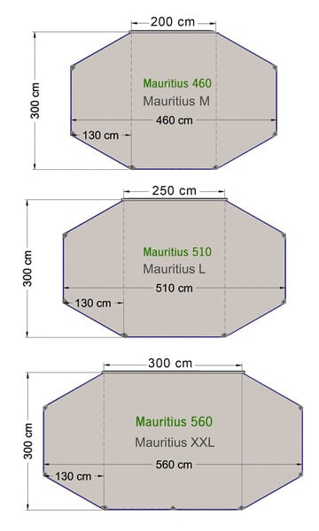 Reimo Tent RE-TENT Sonnensegel Mauritius 460