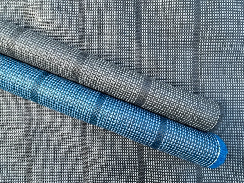 Arisol Zeltteppich Arisol in Blau 3x7m, inkl. Tasche, Clips + Heringe