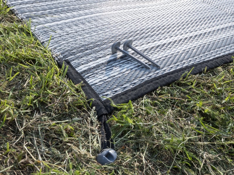 Reimo Tent Markisenteppich VILLA STRIPE 2,5x3,9m, PP, inkl. Transporttasche