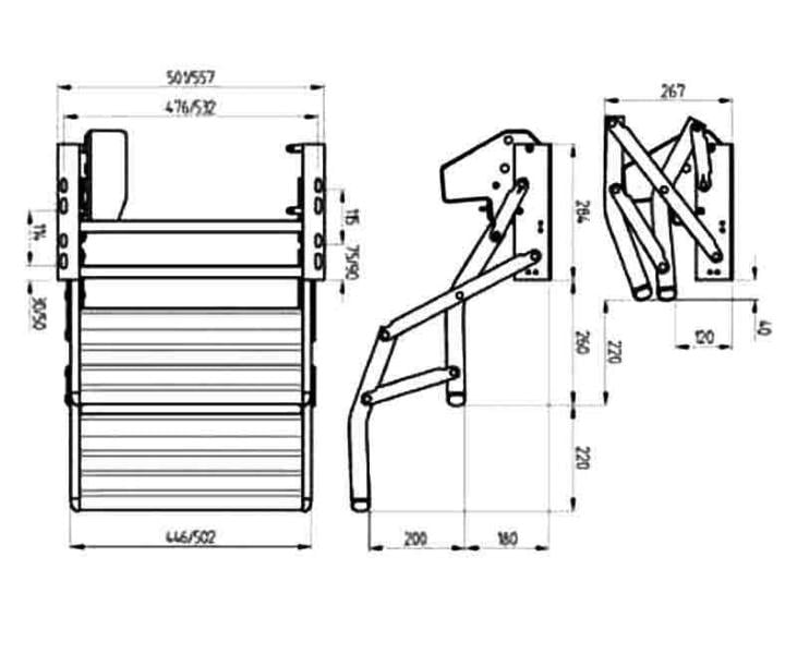 Thule Doppeltrittstufe Omnistep 380 12V
