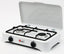 PARKE Parker Campingkocher 2flammig, 3,5kW, 50mbar,mit Zündsicherung, weiß