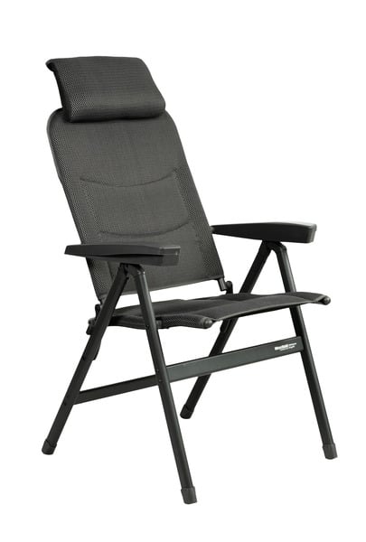 Westfield Campingstuhl ADVANCER ERGOFIT, anthrazit, Ergoshell-Rückenlehne